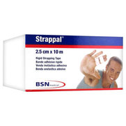 Strappal bande adhesive non elastique 10 m x 2,5 cm