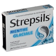 Strepsils menthe glaciale, 24 pastilles à sucer