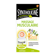 Syntholkine Massage Musculaire aux 5 Huiles Essentielles, Roll-On de 50 ml