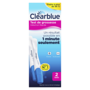 Test de grossesse Clearblue Détection Rapide, Kit avec 1 test/2 tests