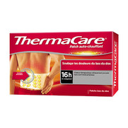 Thermacare patch chauffant dos ceinture ajustab, x 2