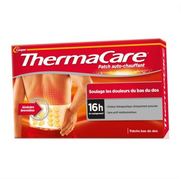 Thermacare Patch Chauffant Dos Ceinture Ajustable, x 4