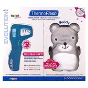 Thermoflash thermomètre LX-26 rose + bouillotte offerte