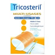 Tricosteril multiusages pansement a decou 1 m x 6 cm