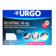Urgo Diclofénac 140mg Emplâtre médicamenteux, x 5
