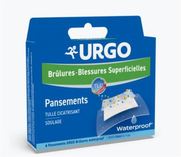 URGO Pansements Brûlures Waterproof, 6 pansements