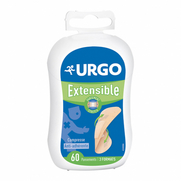 Urgo Pansements Extensible Antiseptique, 60 Pansements - 3 Formats