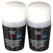 Vichy homme deodorant bille p sensible, 2 x 50 ml