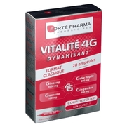 Vitalite 4g dynamisant, 20 ampoules buvables