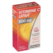 Vitamine c upsa 500 mg fruit exotique, 30 comprimés à croquer