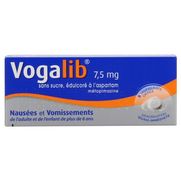 Vogalib 7,5 mg sans sucre, 8 comprimés orodispersibles