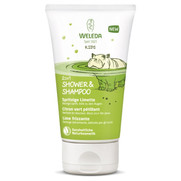 Weleda kids shampoing gel douche 2 en 1 citron vert pétillant, 150 ml