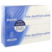 Weleda pate dentifrice saline, 2 x 75 ml