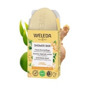 Weleda Savon Douche végétale solide Gingembre et Petitgrain, 75 g