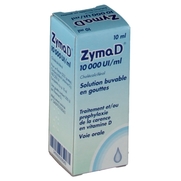 Zymad 10 000 ui/ml, flacon de 10 ml de solution buvable en gouttes