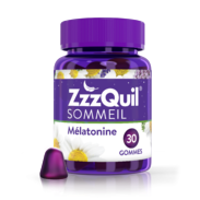 ZzzQuil Sommeil Mélatonine, 30 Gommes à mâcher