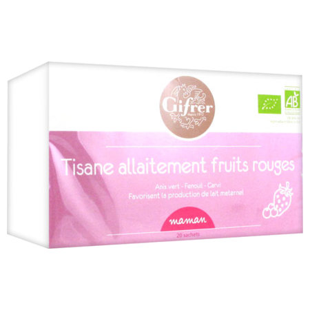 Tisane allaitement fruit rouge