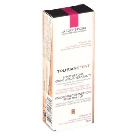 Toleriane fond teint creme eau hydratante 04, 30 ml de crème dermique