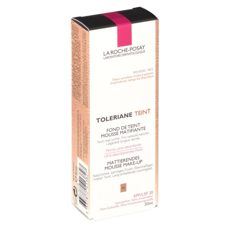 Toleriane fond teint mousse matifiante 04, 30 ml