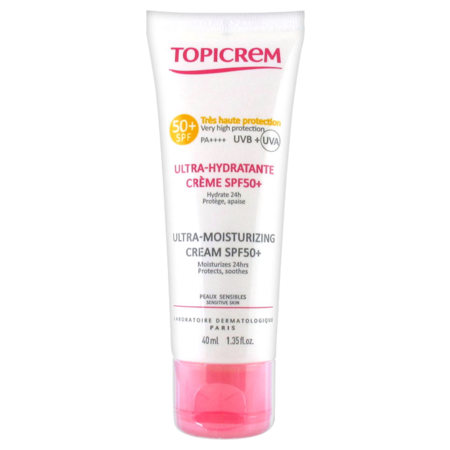 Topicrem crème ultra hydratante spf50+ 