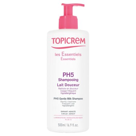 Topicrem hydratation peaux sensibles ph5 shampooing lait douceur 500 ml 