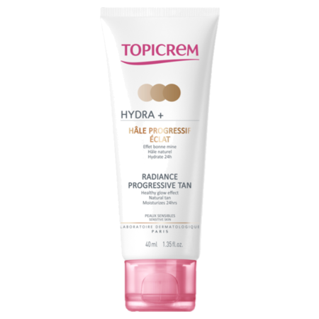 Topicrem Hydra+ Hâle Progressif Éclat, 40 ml