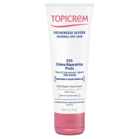 Topicrem secheresse severe sos repar pieds, 75 ml de crème dermique