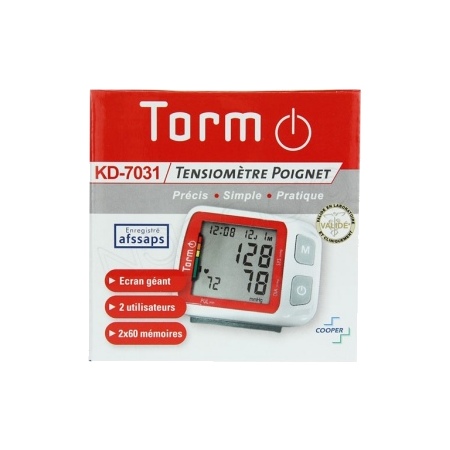 Torm autotensiometre poignet kd 7031