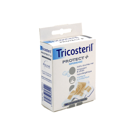 Tricosteril protect plus pansement predecoupe, x 14