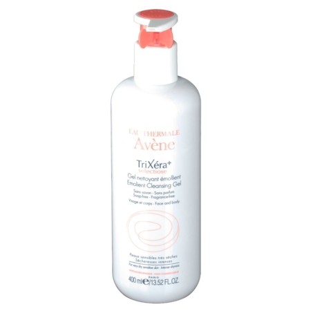 Trixera+ selectiose gel nettoyant emollient, 400 ml de savon liquide