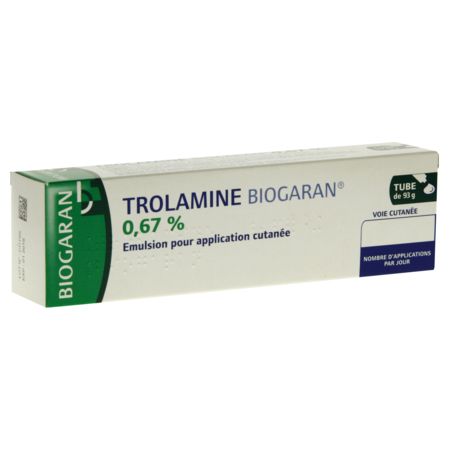 Trolamine biogaran 0,67 %, 93 g d'émulsion pour application cutanée