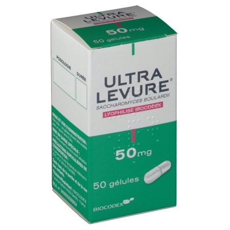 Ultra-levure 50 mg, 20 gélules