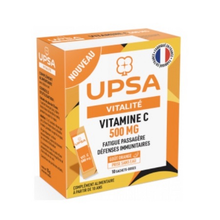 Upsa Vitamine C 500 mg, 10 sachets doses