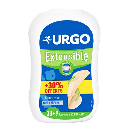 Urgo Extensible, 30 + 9 Pansements