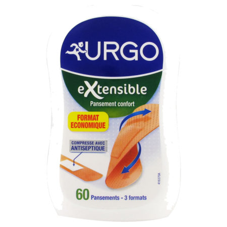 Urgo extensible pansement predecoupe, x 60