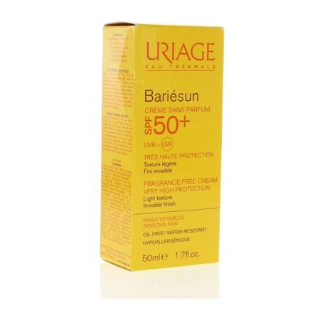 Uriage bariésun crème sans parfum spf50+ tube 50ml 