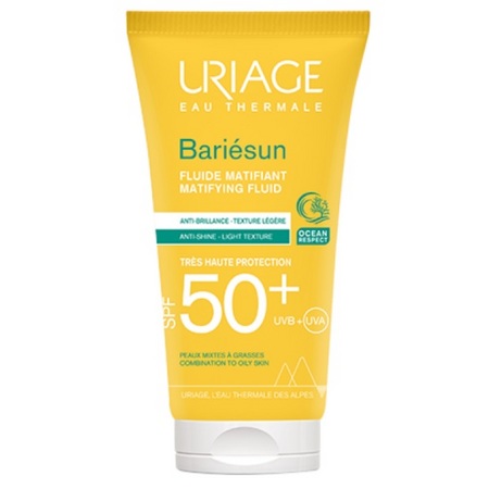 Uriage Bariésun Fluide matifiant SPF50+, 50 ml