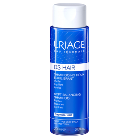 Uriage DS Hair - Shampooing Doux Équilibrant, 200 ml