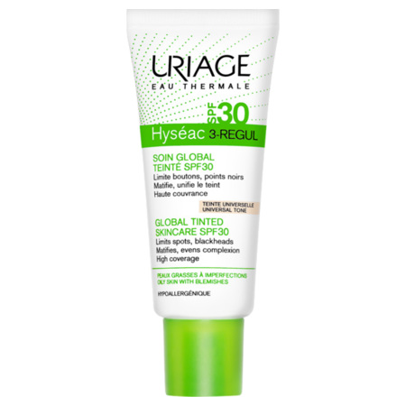 Uriage Hyséac 3-Regul Soin Global Teinté SPF30, 40 ml