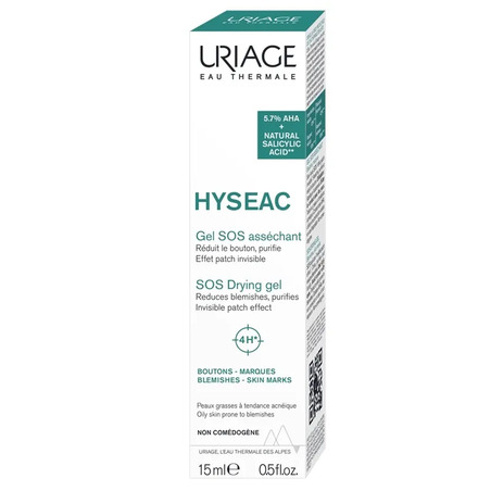 Uriage Hyseac Gel SOS Asséchant, 15 ml