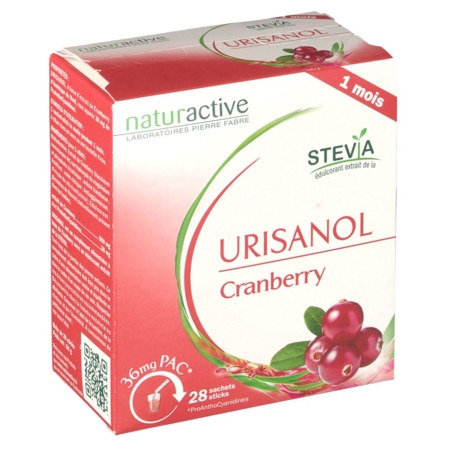 Naturactive urisanol stevia poudre, 28 sticks