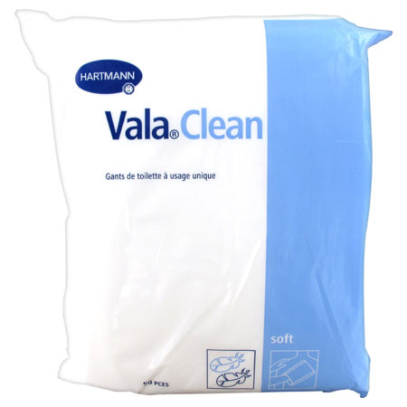 Valaclean soft gant toilette nt molleton uu sac 50