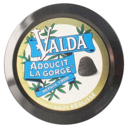 Valda Pastilles Gommes réglisse