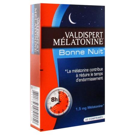 Valdispert melatonine bonne nuit, 50 comprimés