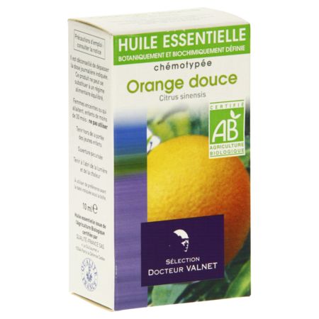 Valnet he orange douce bio, 10 ml d'huile essentielle