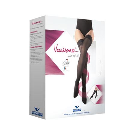 Varisma2 Comfort Chaussettes Femme, Taille 2 - Normal - Noir