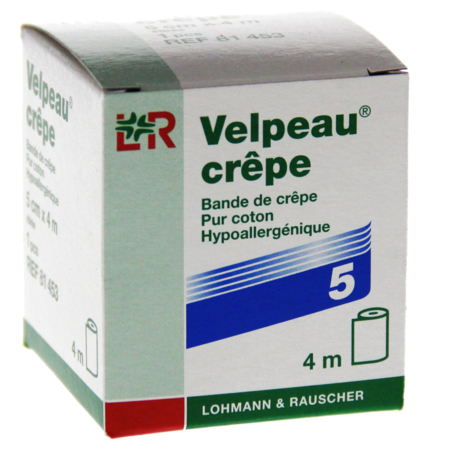 Velpeau crepe bande crepe coton 4 m x 5 cm