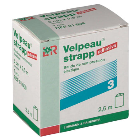 Velpeau strapp bande élastique adhésive 3cmx2,5m