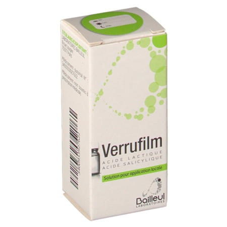 Verrufilm, flacon de 14 ml de solution pour application locale