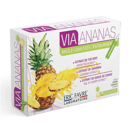 Via Ananas Brûleur de Graisses, 30 Unicadoses de 10 ml